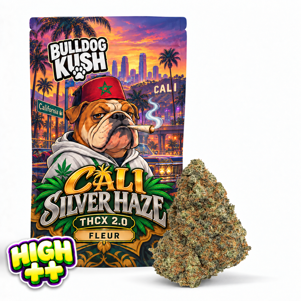 🎁 Cali Silver Haze THC+ 🥇 (100% off)